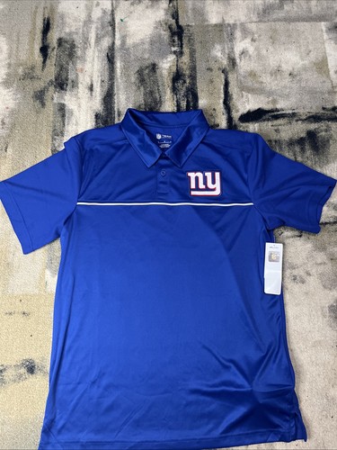 NFL Team Apparel Neu mit Etikett New York Giants bestickt Herren Poloshirt Größe L blau - Bild 3 von 11