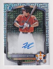 2025 Bowman Chrome Draft MOJO REFRACTOR AUTOGRAPH XAVIER NEYENS RC ON CARD AUTO