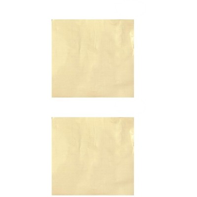 2 PCS Gold Prägefolie Goldenes Geschenkpapier Schokoladen-Geschenkpapier