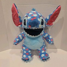 Disney Stitch Build a Bear Lots of Love Valentines Day Plush Hearts 14 Inch BAB