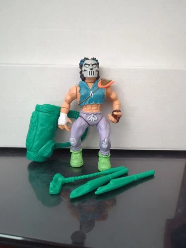 1989 Playmates TMNT Casey Jones Vintage 100% Complete Action Figure Turtles