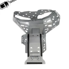 For KTM 250 / 300 EXC XC-W 2017-2019 Silvery Chassis Skid Plate Sump Bash Guard
