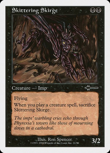 4 Skittering Skirge 4x x4 - LP - Beatdown Box - SPARROW MAGIC - mtg -