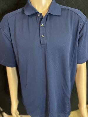 Nike Golf Dri-Fit Blue Polo Size XL ''American Cement Company  Short Sleeve Shirt
