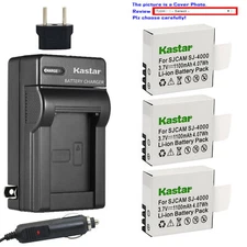 Kastar Battery AC Travel Charger for SJCAM SJ4000B & SJCAM Qumox DX 288812