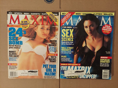 Maxim Magazine Lot of 2 April & May 2003
