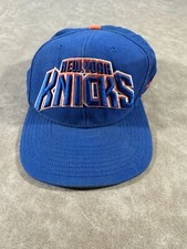 Adidas Mens New York Knicks NBA Draft Embroidered Snapback Blue Hat Cap One Size