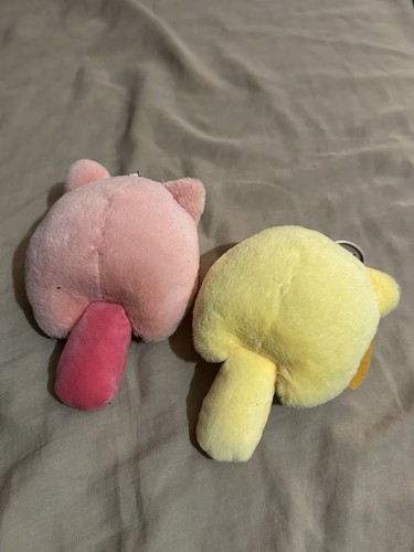 Sanrio Plush Keychain - Hello Kitty X Pompompurin Set - Little Tiger Series - Picture 2 of 5