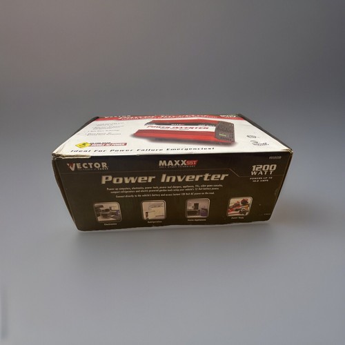⚡ Vector MAXXSST 1200 Watt Power Inverter VEC053D 12V DC to 110/120V NEW! ⚡ - Picture 6 of 8