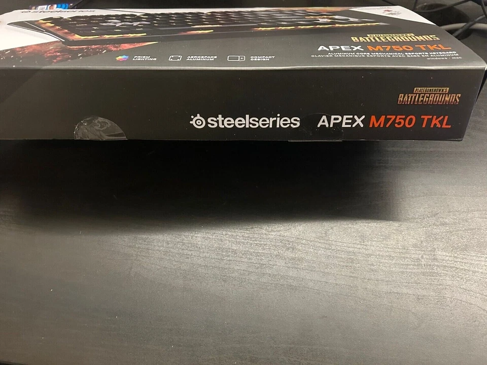NEW PUBG Edition SteelSeries Apex M750 TKL RGB Mechanical Gaming Keyboard - Image 2 of 3