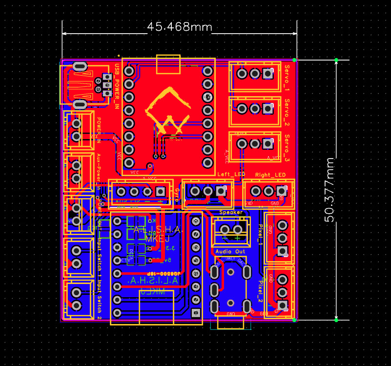 ALISHA MKE-J Electronics Package For 3D Printed Iron Man Costume/Cosplay