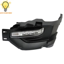 Driver Left Side Fog Lights LED Lamps Trim Cover For 2020-2021 Ford Explorer