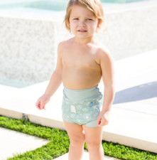 Splash About Happy Nappy Diaper   Baby Girl Swimwear, Sunny Bear, 3-6 Months