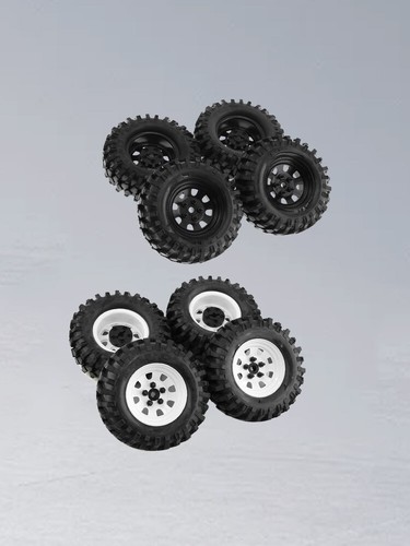 1.9" Beadlock Wheel Rim and Tires for 1/10 RC Crawler Axial SCX10 II 90046 - Picture 13 of 17
