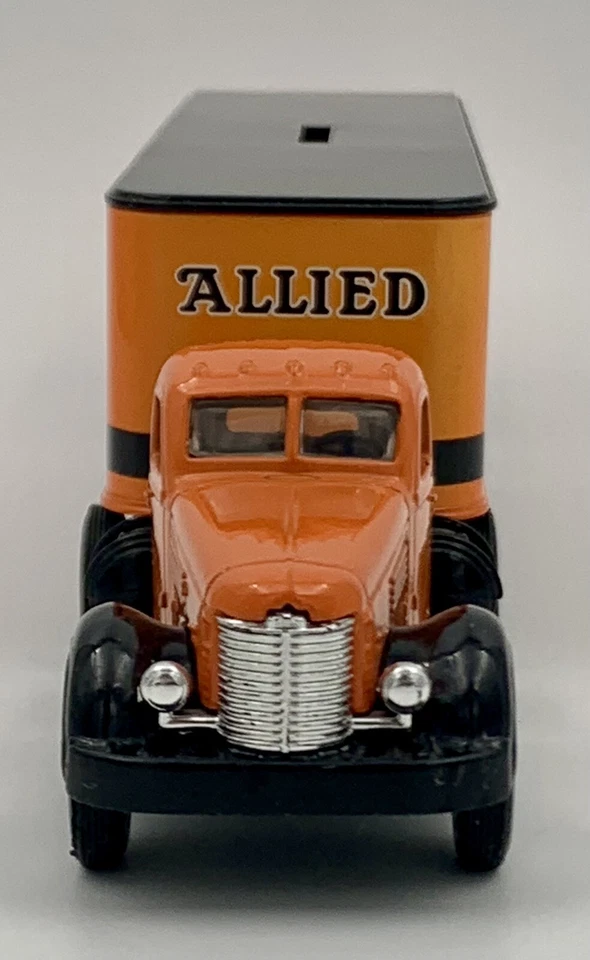 ERTL Allied Van Lines Nation Wide Moving 1947 International KB-12 Cab Coin Bank - Image 2 of 4
