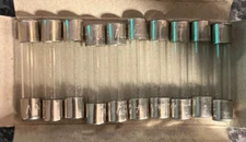 Accele Electronics AGC Glass Fuses 1, 2, 3, 5, 7.5, 10 AMP, 10 Pack