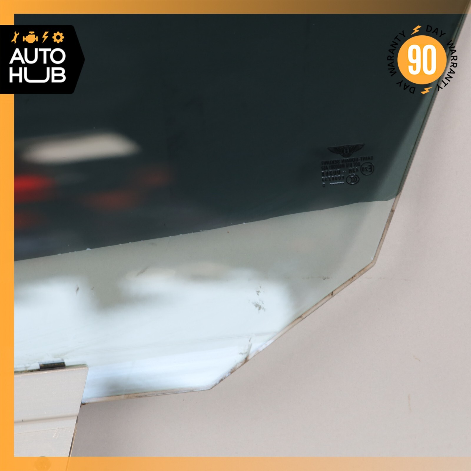 03-10 Bentley Continental GT Coupe Front Right Side Door Window Glass OEM 31k