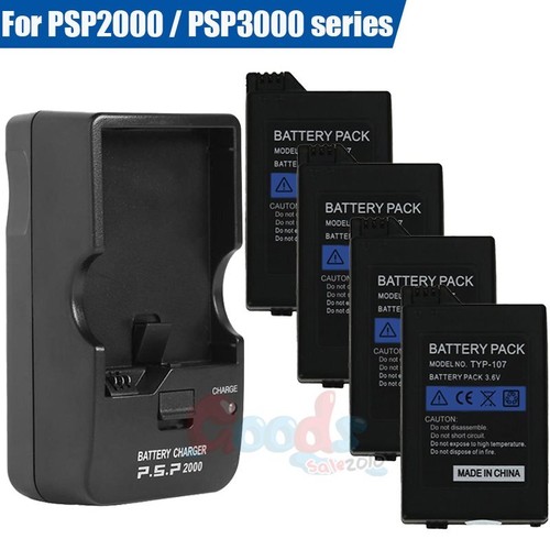 For PSP 2000 3000 2001 3001 Rechargeable Battery Replacement Charger 3600mAh - Picture 37 of 38