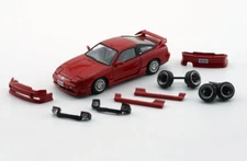 BM Creations Nissan 180SX PRS13 - Red - LHD 1:64 Scale Diecast Car 64B0306