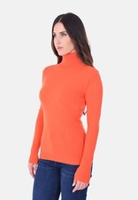 Dolcevita Donna Invernale Maglione Collo Alto Tinta Unita Pullover Caldo Ragazza
