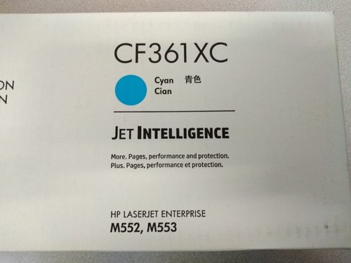 original HP Toner HP 508X CF361XC CF361X cyan neu B