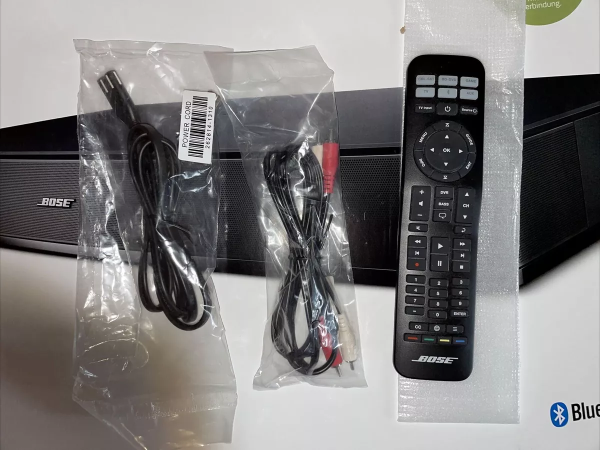 New Open Box Bose Solo 15 Series II TV Soundbar Bluetooth System-Black