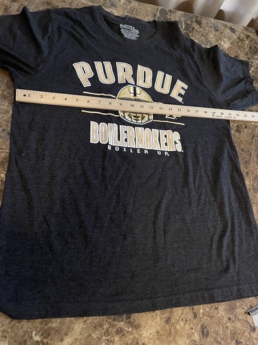 Camiseta Purdue Boilermakers Hombre Gris Oscuro Talla L Nueva Marca Coliseo - Imagen 3 de 3