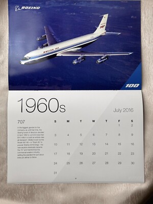 Boeing 2016 Calendar, 