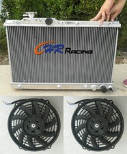 Aluminum Radiator+Fans For 1994-1999 Toyota Celica GT4 ST205 TURBO 3S-GTE