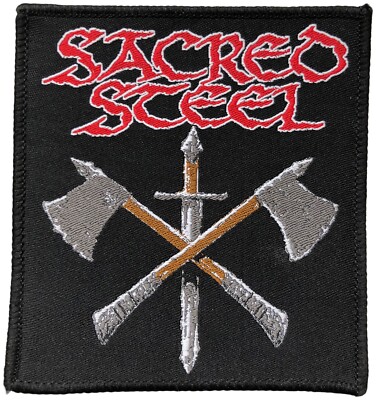 SACRED STEEL - Sword And Axes - 9,9 x 9,2 cm - Patch - 169192