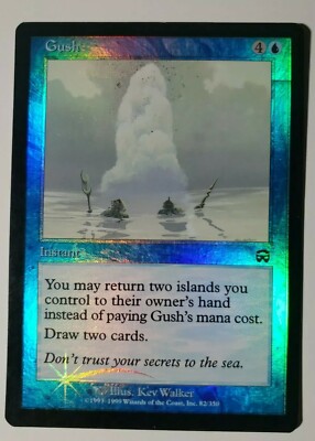 FOIL Gush | MTG Magic Mercadian Masques | English | MP Vintage