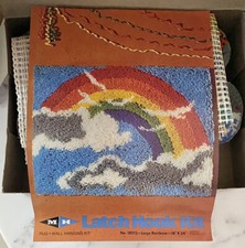 MH Latch Hook Rug Wall Hanging Kit "Large Rainbow" 18015 New 18 X 24
