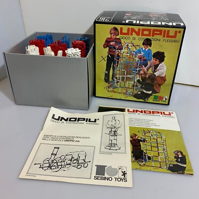 UNOPIU 80s Sebino TOYS Flexible Building Game
