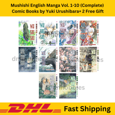 Mushishi English Manga Volume 1-10 Complete Set by Yuki Urushibara