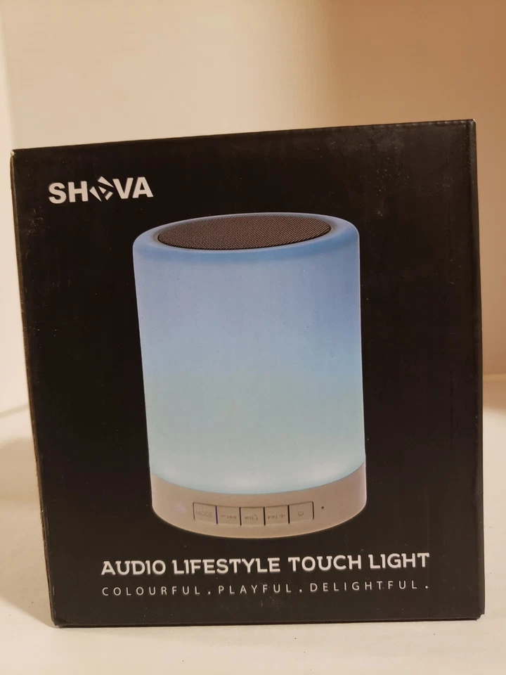 NEW SHAVA Night Light Wireless Bluetooth LED Speaker 5 Colors and slow fading - Image 3 of 4