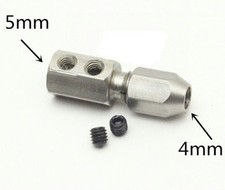 1pz Giunti Flex 5mm Motore a 4mm Flessibile Acciaio Inox Metanolo Barca #29