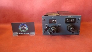 Learjet, King KFS 580 ADF Control Panel & Nav Comm PN 2488604-8, 071-1033-00