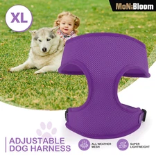 Adjustable Pet Dog Puppy Harness Comfortable Soft Air Mesh Chest Strap w/D-rings
