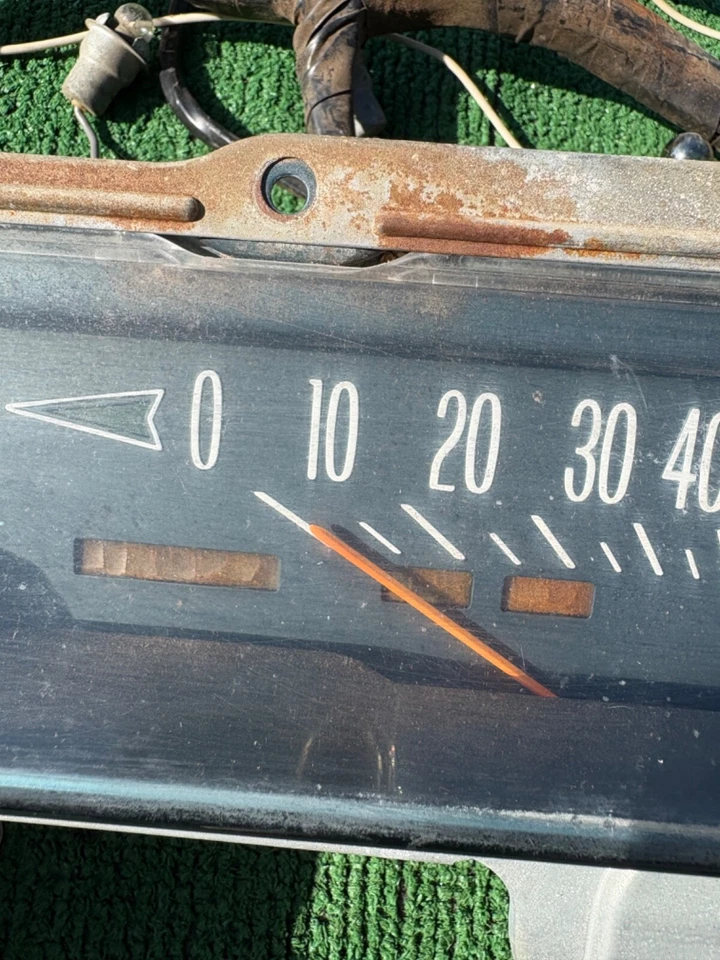 1963 Pontiac Grand Prix speedometer & gauge cluster 63 Foto 3 de 4
