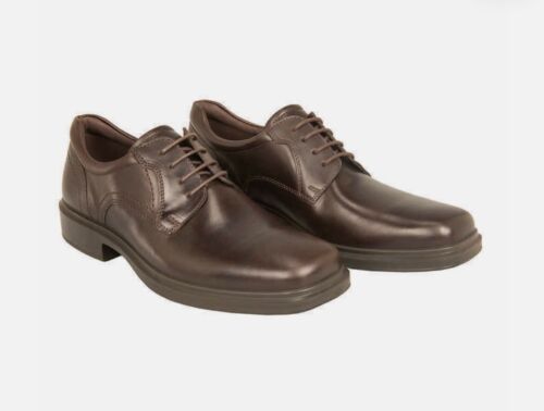 New! Men's ECCO Helsinki 2 Bike Toe Tie Casual Mocha 50016402178 Size 11-11.5