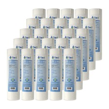 10 x 2.5 Inch 5 Micron Spun Wound Polypropylene Sediment Water Filter 25 Pack