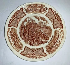 FAIRWINDS by ALFRED MEAKIN Staffordshire, England 7" Bread & Butter Plates