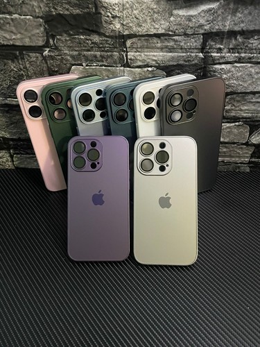 Coque en verre AG pour iPhone 12/13/14/15/16Pro/Promax/Plus - Photo 9 sur 19
