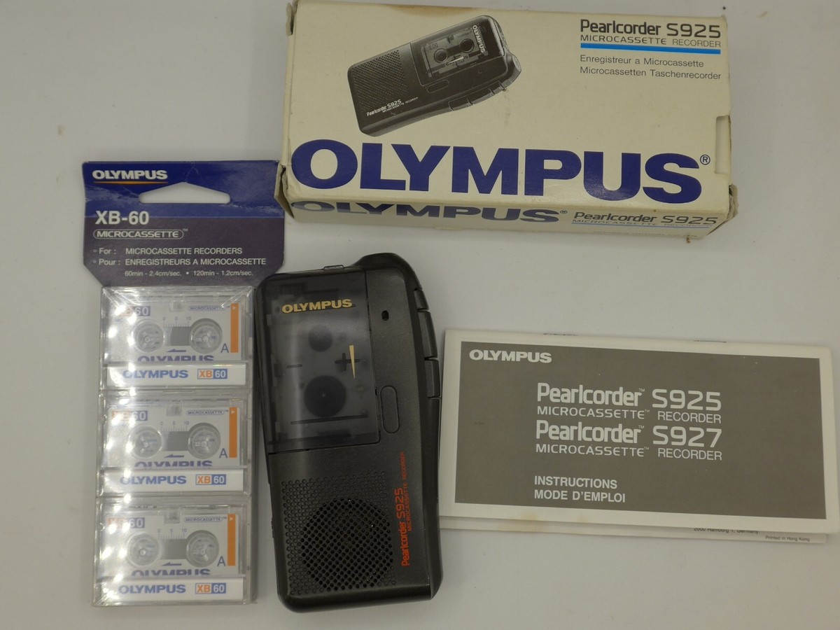 PEARLCORDER-S OLYMPUS製 Olympus Pearlcorder S925 Microcassette Recorder 2 Speed