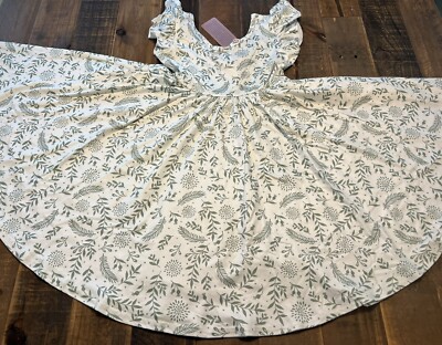 Dot Dot Smile size 5/6 or 8/10 girls stems Empire twirl dress new