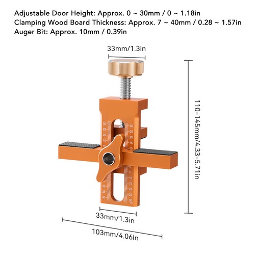 Cabinet Door Mounting Jig Installation Positioner Leveler With - Picture 11 of 17