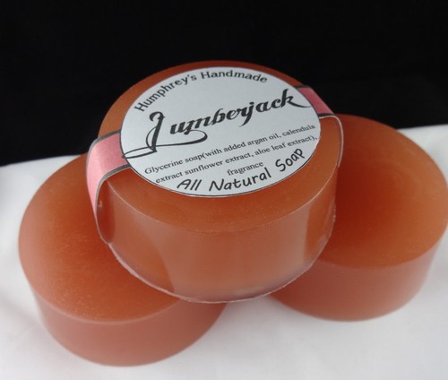 Jabón para hombre LUMBERJACK sándalo madera de cedro afeitado barba lavado glicerina intuición - Imagen 5 de 5