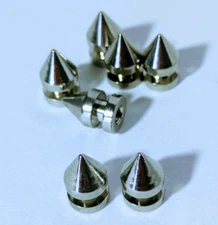 Chrome Tree Spikes Screwback 1/2" - (30 pack)