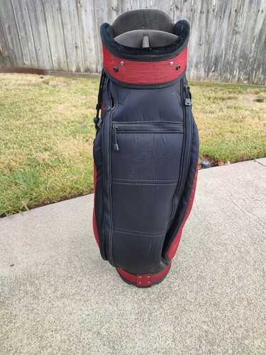 NIKE 6-WAY CART GOLF BAG BURNT ORANGE - Picture 9 of 20