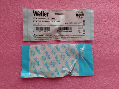 3pcs T0054443899, Weller LT K Soldering Tip 1,2mm